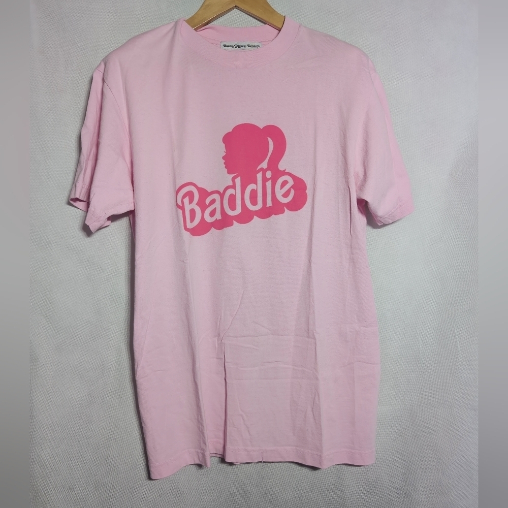 Bacon Lettuce And Tomato Pink Baddie Graphic T-Shirt